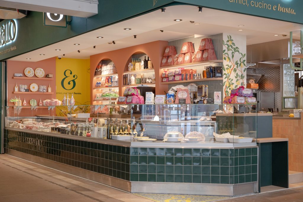 Epicerie, restaurant italien